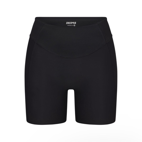 SKIMS Performance High Waisted Bike Shorts in Onyx Size S - Picture 1 of 11